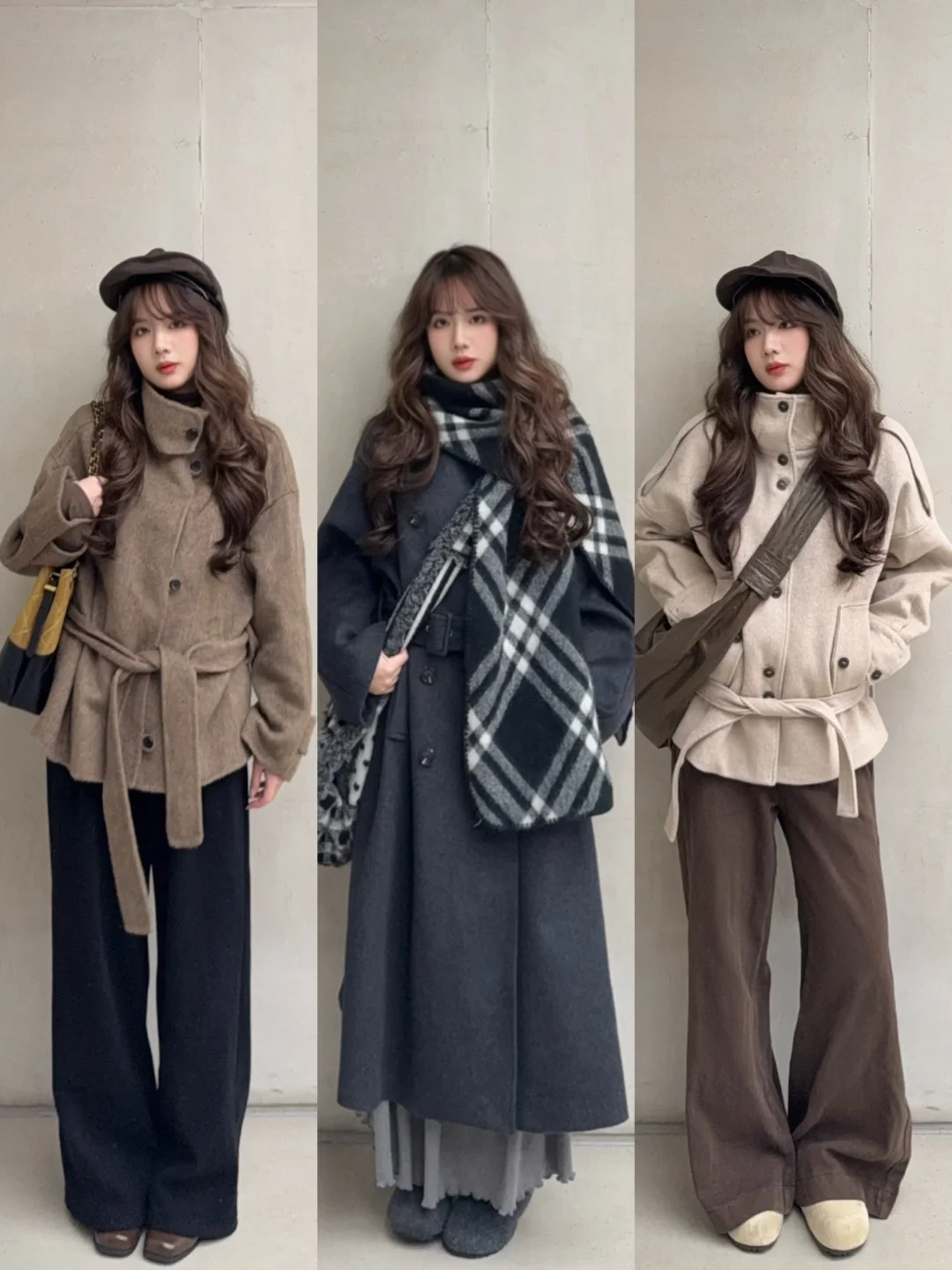 秋冬系带大衣合集🧺˚⁎⁺˳