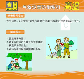 【番禺区高温黄色预警信号】预计，未来三天我区最高气温将上升至35℃以上...