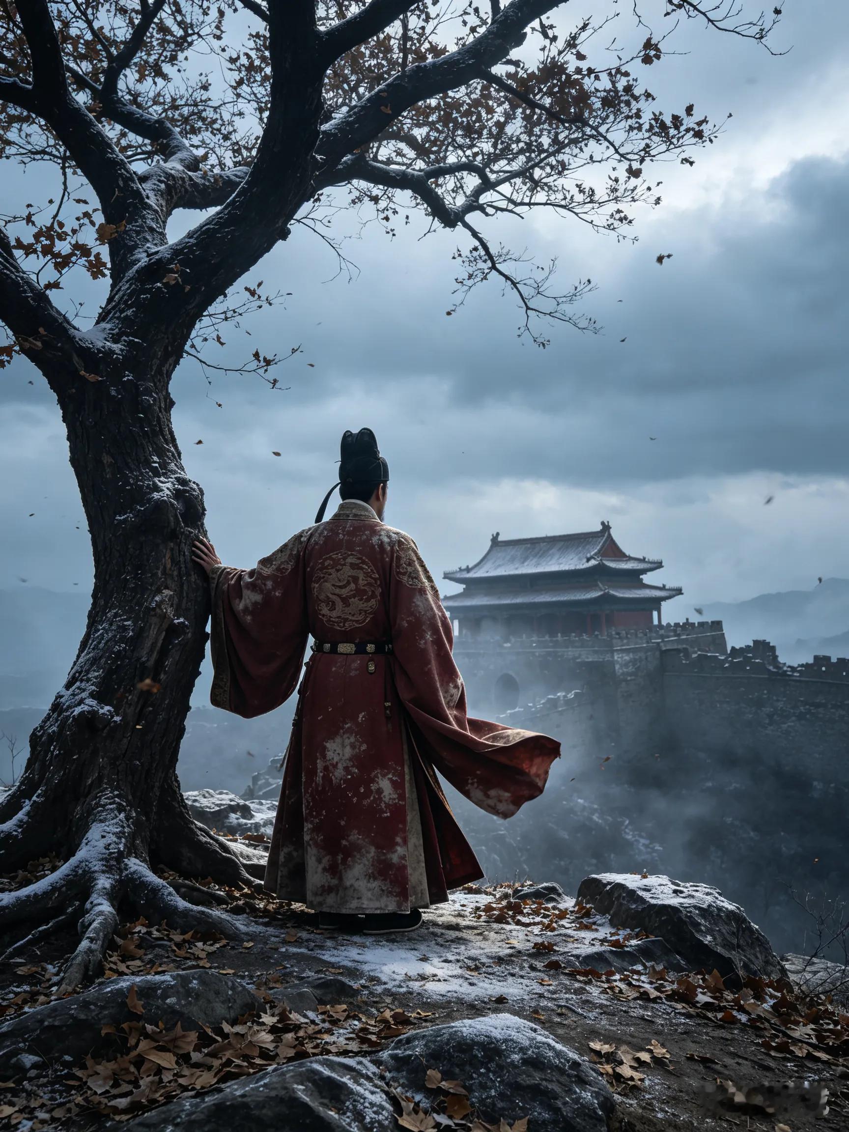 （拍案一声响，茶碗里的水都溅了出来）列位看官，您可坐稳了—崇祯皇帝，压根儿没死在煤山那颗歪脖子树上。

您道那崇祯十七年三月十九日，天还没亮透，李自成的兵就撞开了彰义门。皇宫里乱成一锅粥，王承恩跪在地上死命磕头：“万岁爷，快走吧！”崇祯却惨笑一声，把三个皇子拽到跟前，亲手给每人换上破衣裳：“往后别叫
