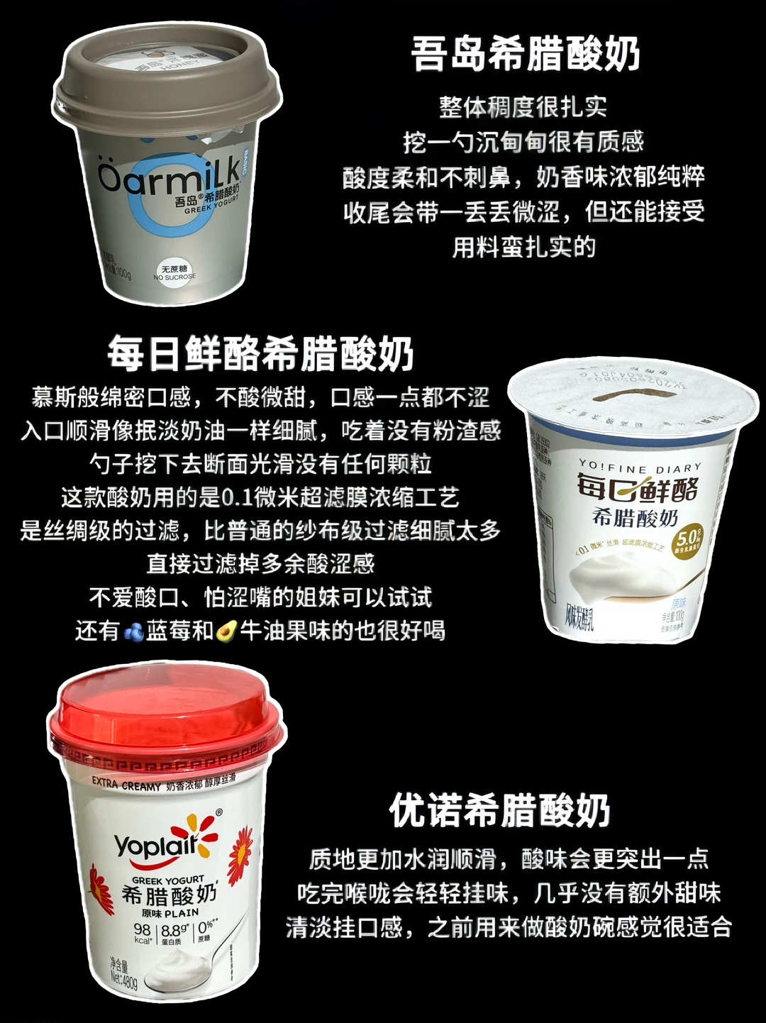 网上爆🔥的希腊酸奶大测评来啦！！