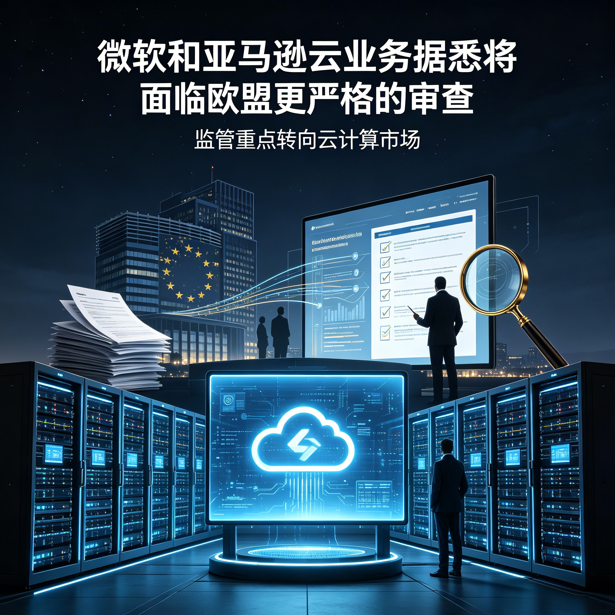 欧盟不打算惯着了：微软、亚马逊云“太大不能随便管”的日子，可能到头了
云本来是“租台服务器而已”，现在却被布鲁塞尔当成数字基础设施的输血管来管——微软 Azure、亚马逊 AWS 这次不是被约谈那么轻了。
据路透等外媒披露，欧盟监管层正把两大巨头云业务纳入更严格审查轨道：重点不是