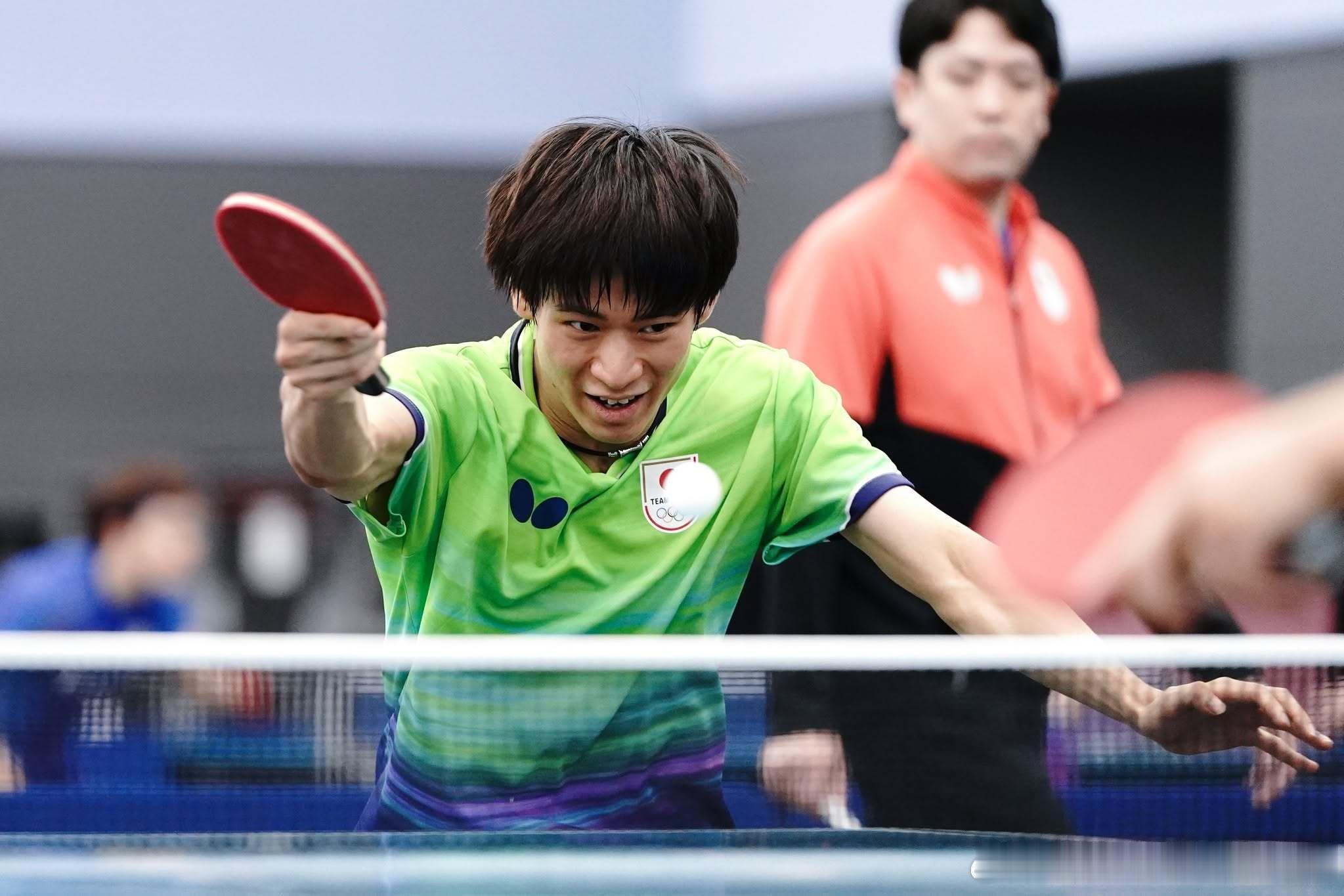 🏓️日本男乒今日公开训练课图集📷
松岛辉空
张本智和
户上隼辅
篠塚大登
 
🔵宇田幸矢因单独调整，今日缺席。 

#名古屋亚运会# ​