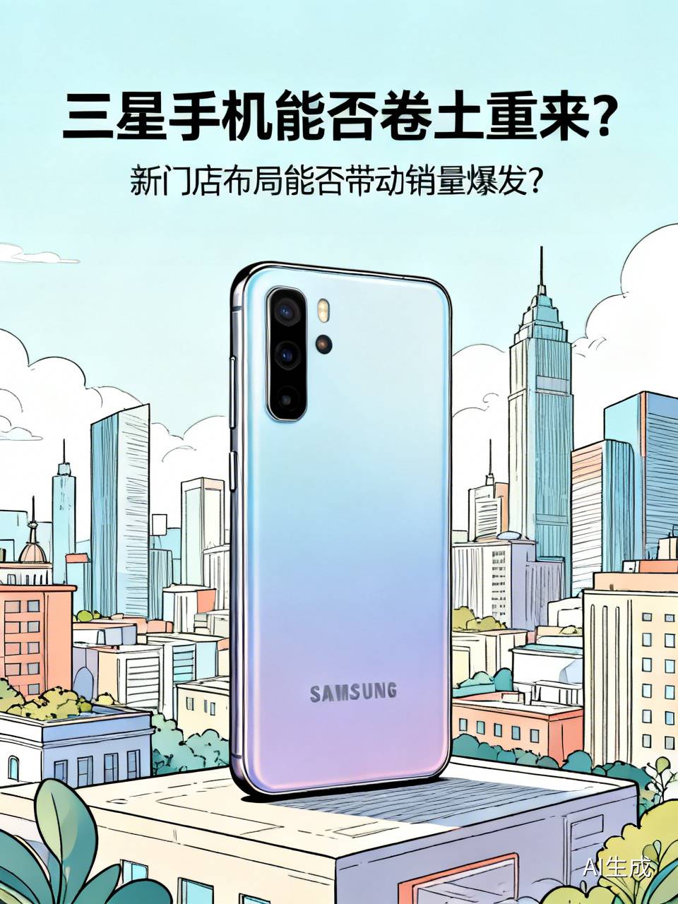三星手机还会卷土重来吗？
有没有发现，三星手机最近在内地又开始增加了新门店了。
曾经，三星手机在内地的销量与诺基亚有的一拼。
但自从电池自爆事件后，三星手机已经在市场消失了很久了，但最近新开了门店，销量是否会再次爆发？