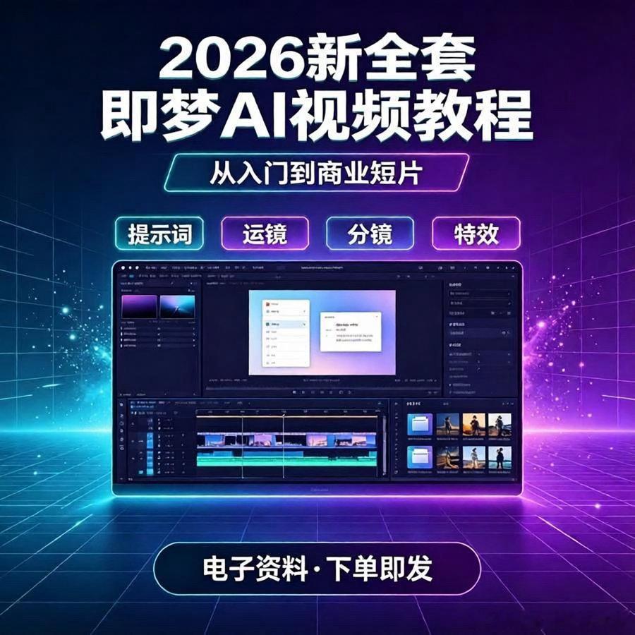 2026最新最全AI提示词合集[五角星]

170+细分行业门类，提示词+视频教程，DeepSeek、Kimi、豆包、即梦、可灵、腾讯元宝等主流AI都能用，
小白公式套用，秒变大神！写文案、做内容、查资料、图片生成、视频生成、运镜分镜、平面设计、绘画都能用，手机电脑都能操作，目录齐全，直接套用很方便～ 
想要的 ​