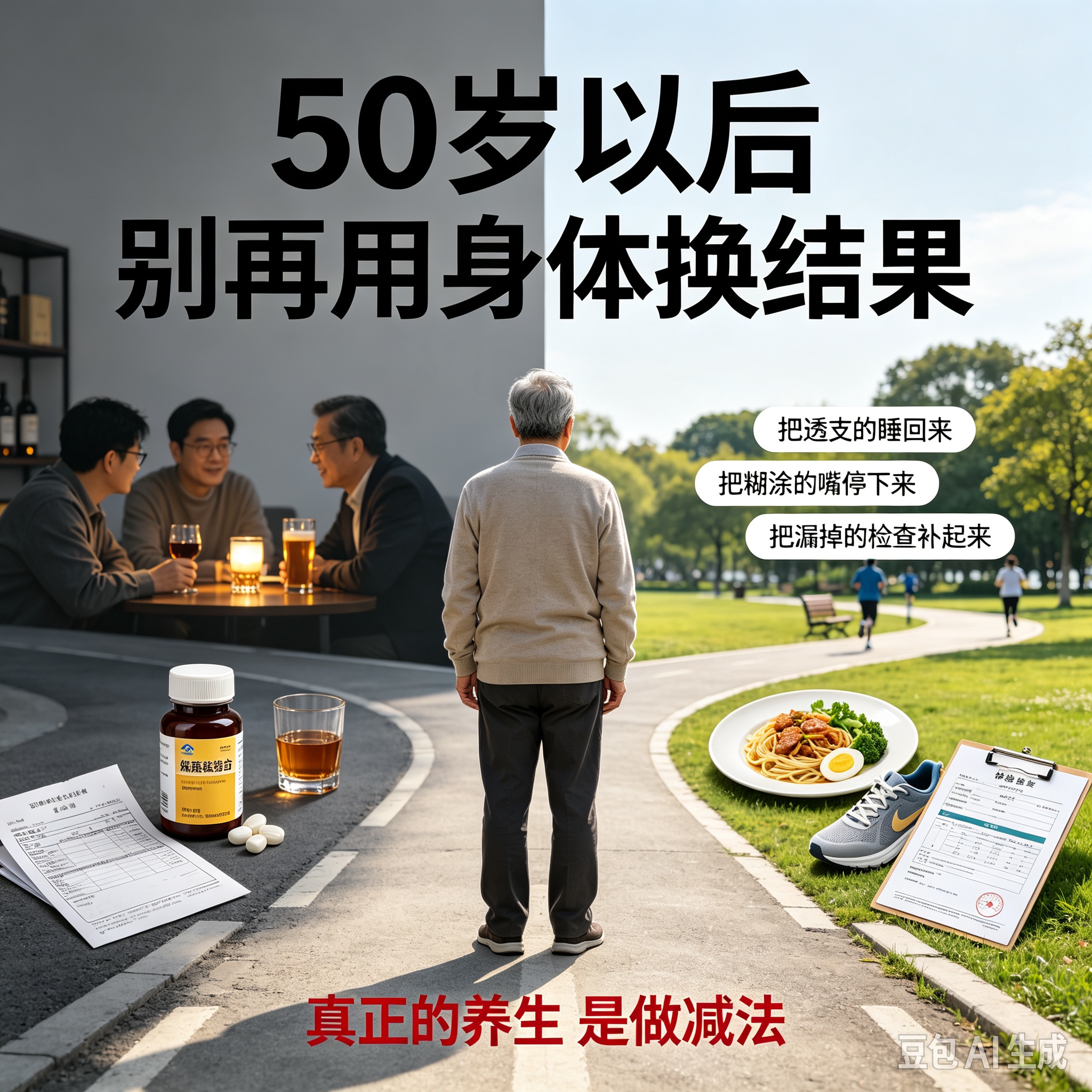 到了50岁如何养生：别再跟年轻人比了，这个年纪最值钱的东西是&34;稳&34;

50岁是个分水岭。前半辈子拿命换钱，后半辈子拿钱换命——这话糙，但理不糙。中国疾控中心2024年数据显示，50到60岁人群慢性病患病率突破75%，高血压、糖尿病、骨质疏松像约好了似的组团报到。但同样50岁，有人爬楼梯喘成狗，有人还