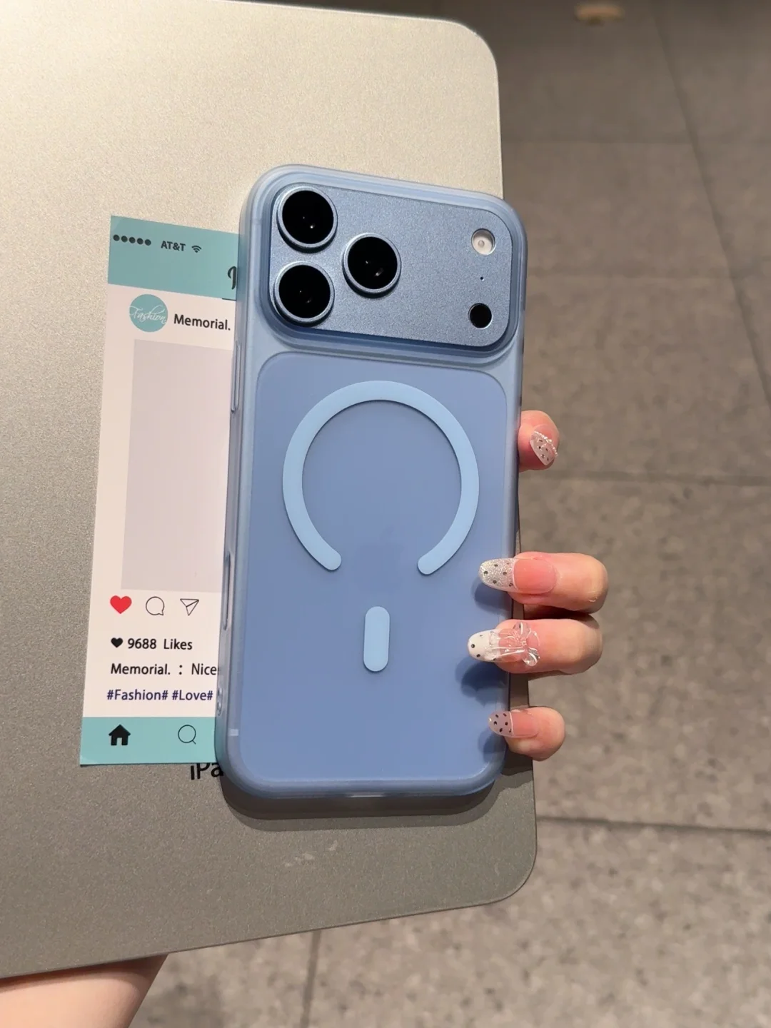 终于找到iPhone18promax冰川蓝的梦中情壳了