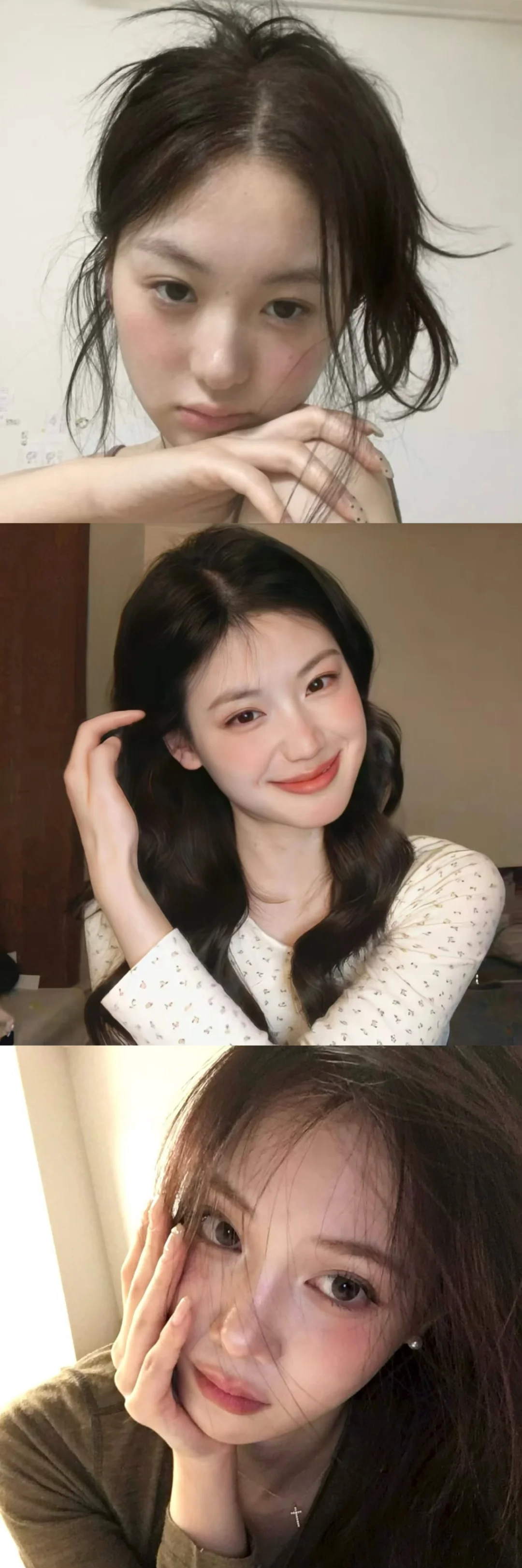 存一些甜甜的自拍姿势💕