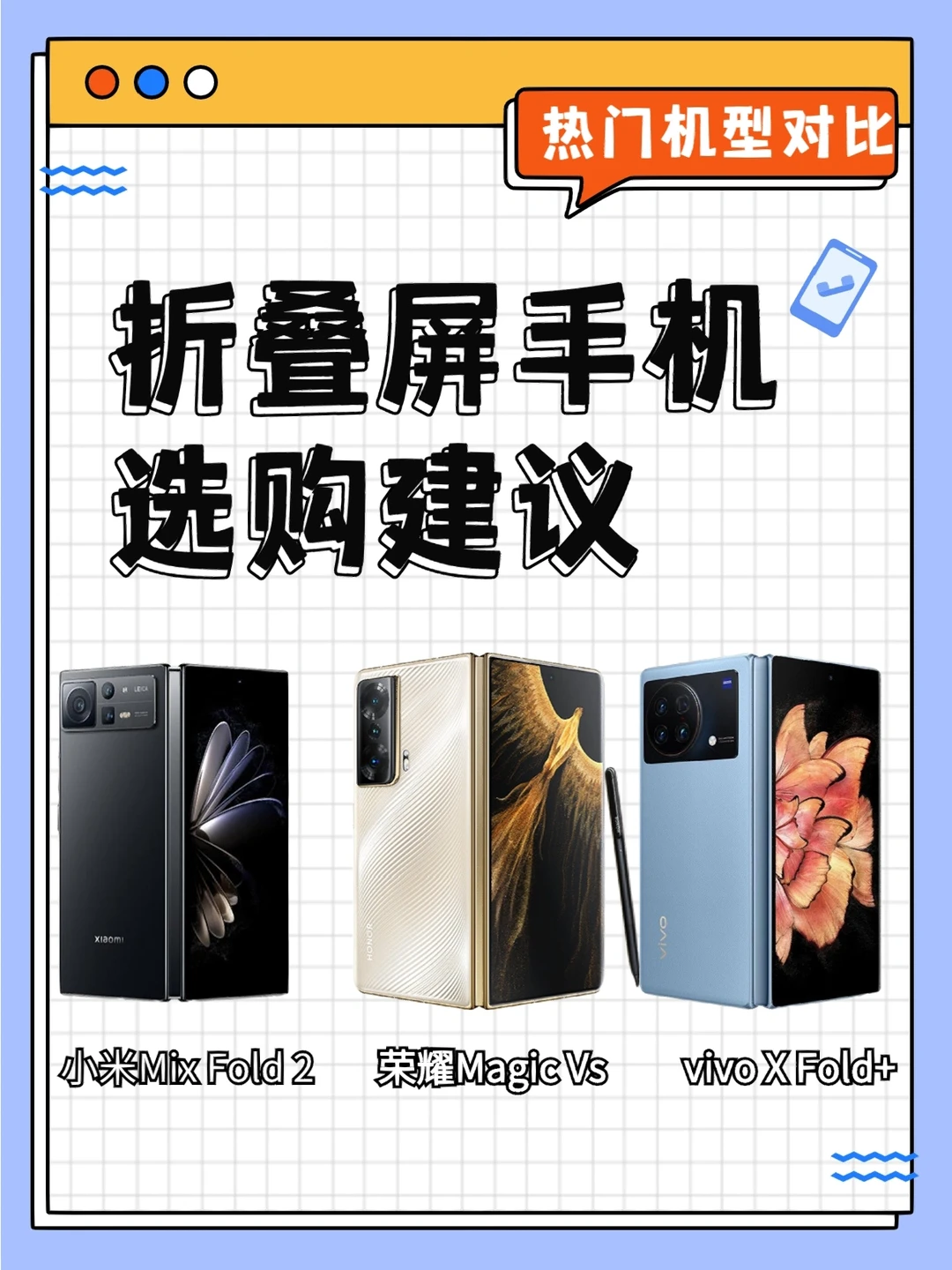 折叠屏手机选购建议｜一文看懂｜22年12月