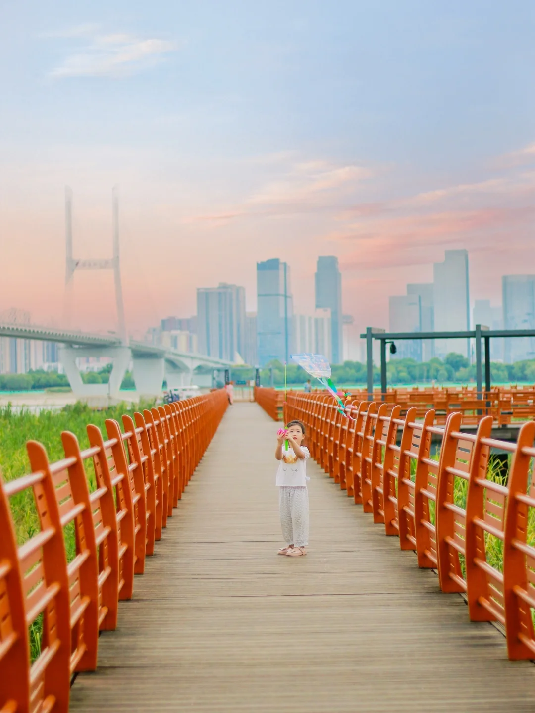 🌉武汉长江二桥，踏入了宫崎骏漫画中