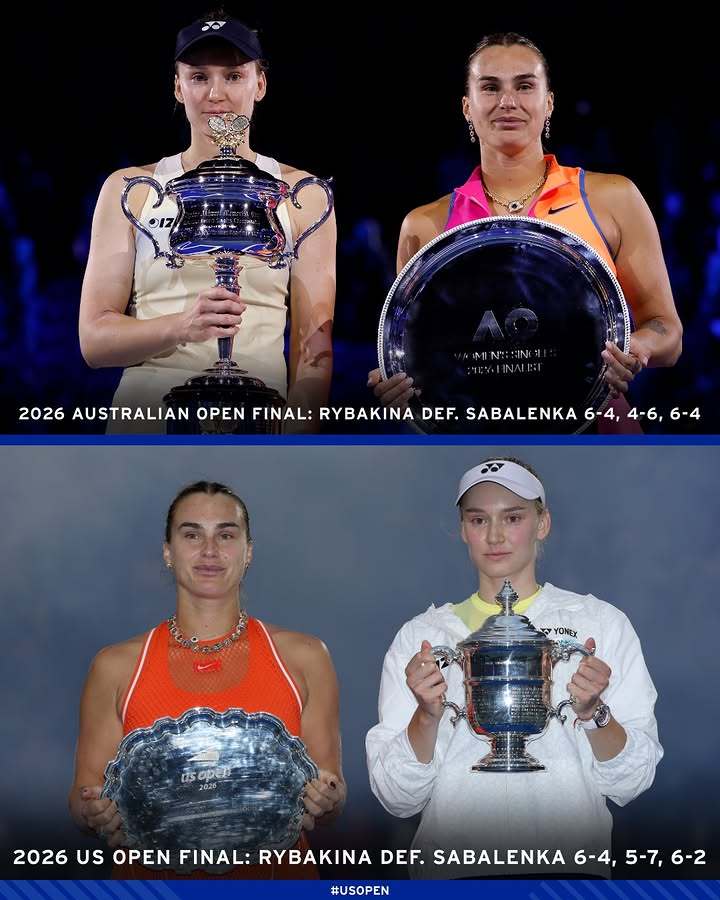 莱巴金娜大爆发！新的硬地女皇👸
连夺三个最重要硬地赛冠军：2025WTA年终总决赛冠军、2026澳网冠军、2026美网冠军

并且全部是在决赛击败萨巴伦卡……
太有说服力了👍
#美网2026##莱巴金娜美网2比1萨巴伦卡##莱巴金娜美网夺冠登顶世界第一# ​