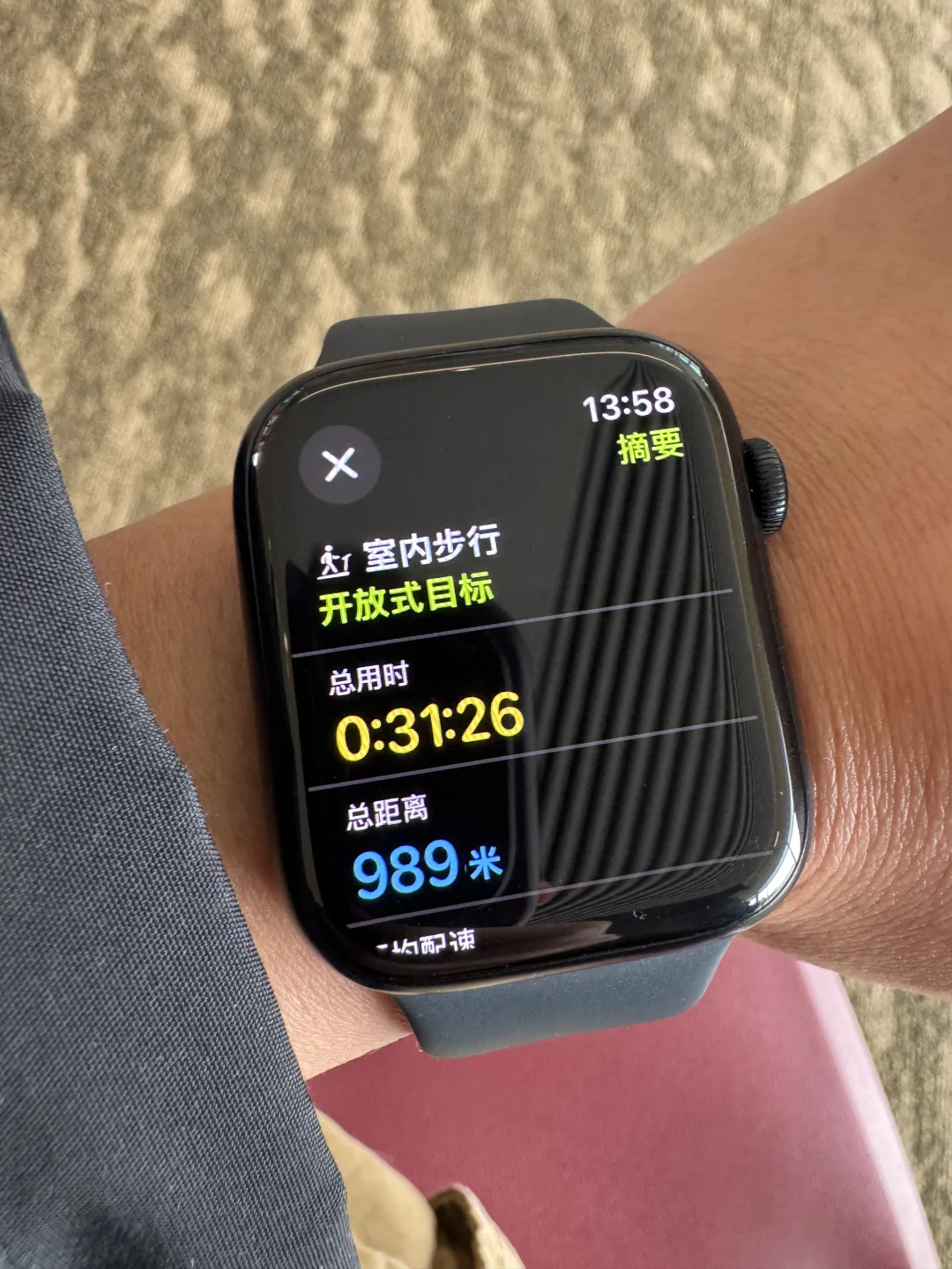 浦东机场H登机口运动量