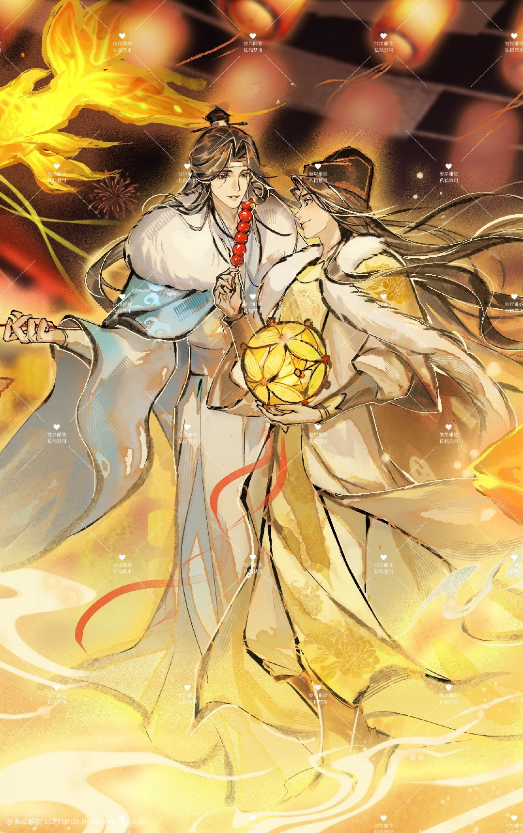 #曦瑶[超话]#  『一夜鱼龙舞』

东风夜放花千树，更吹落、星如雨。宝马雕车香满路。凤箫声动，玉壶光转，一夜鱼龙舞。
蛾儿雪柳黄金缕，笑语盈盈暗香去。众里寻他千百度，蓦然回首，那人却在，灯火阑珊处。
 
——《青玉案·元夕》辛弃疾

注：是今年元宵节的图，之前忘发啦，现在补一下
#曦瑶# ​