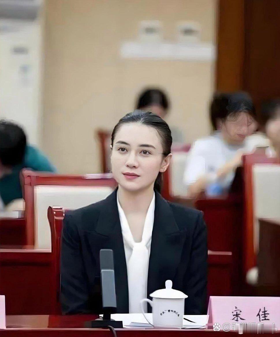 本以为宋佳的美貌已经无敌了，看看旁边，宋佳还是低调了 ​​​