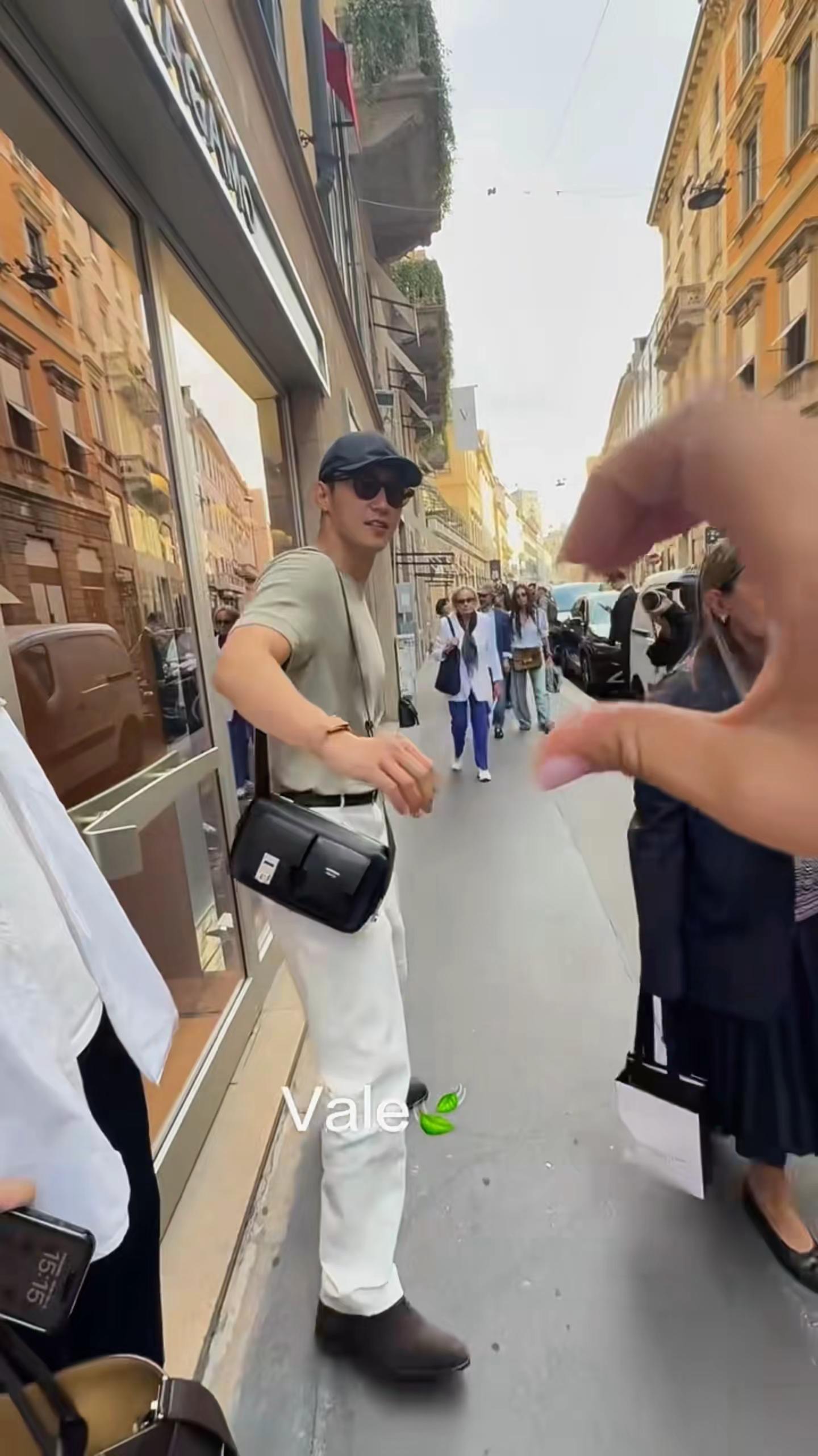黄景瑜 米兰时装周
