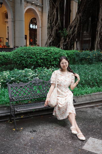 雨天热得发黏/美丽的沙面岛<br />清清给我拍到好看的照片😚