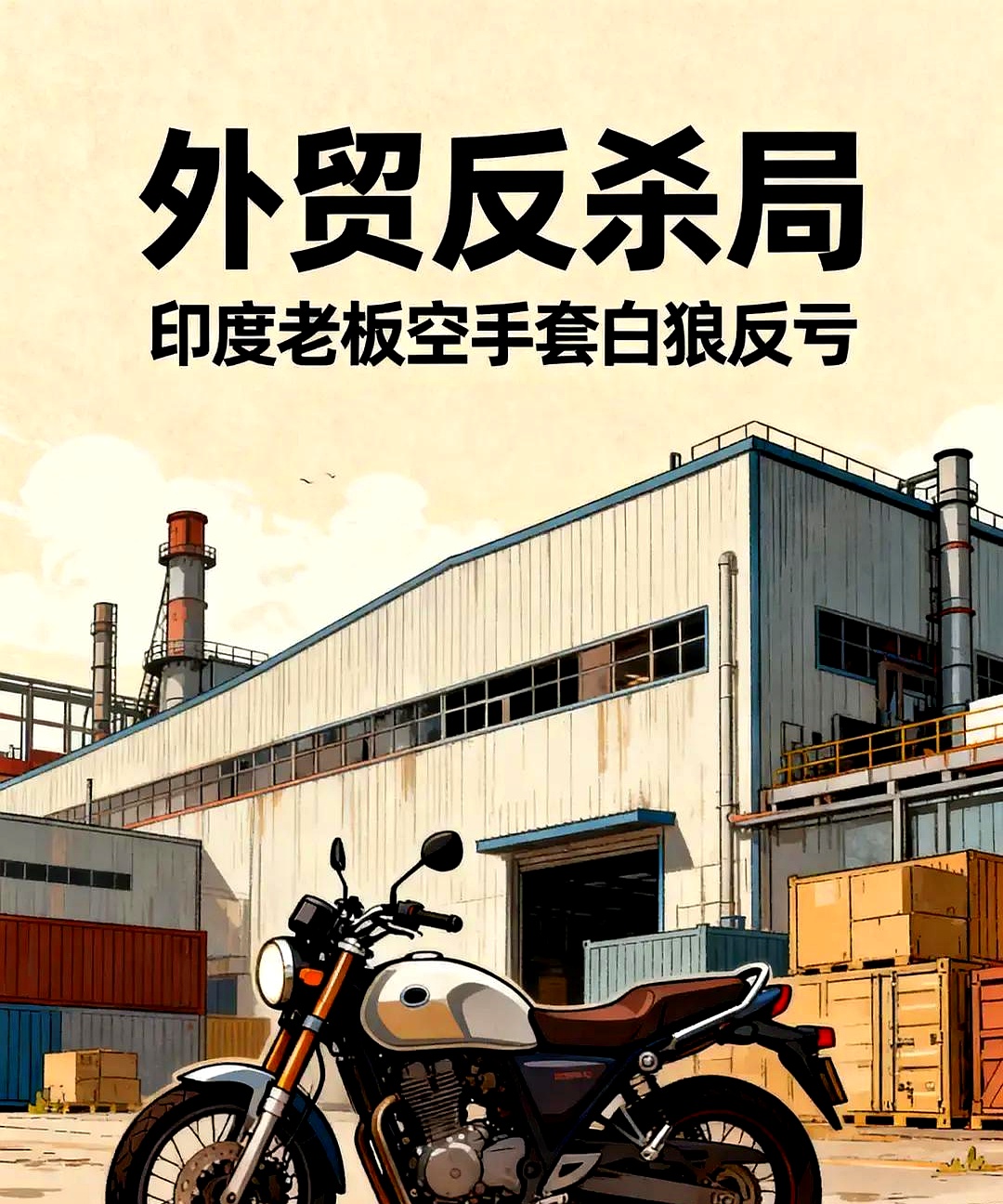 一个印度老板，张嘴就要一万台摩托，定金只肯掏三成，还琢磨着货到手就拉黑。
这种空
