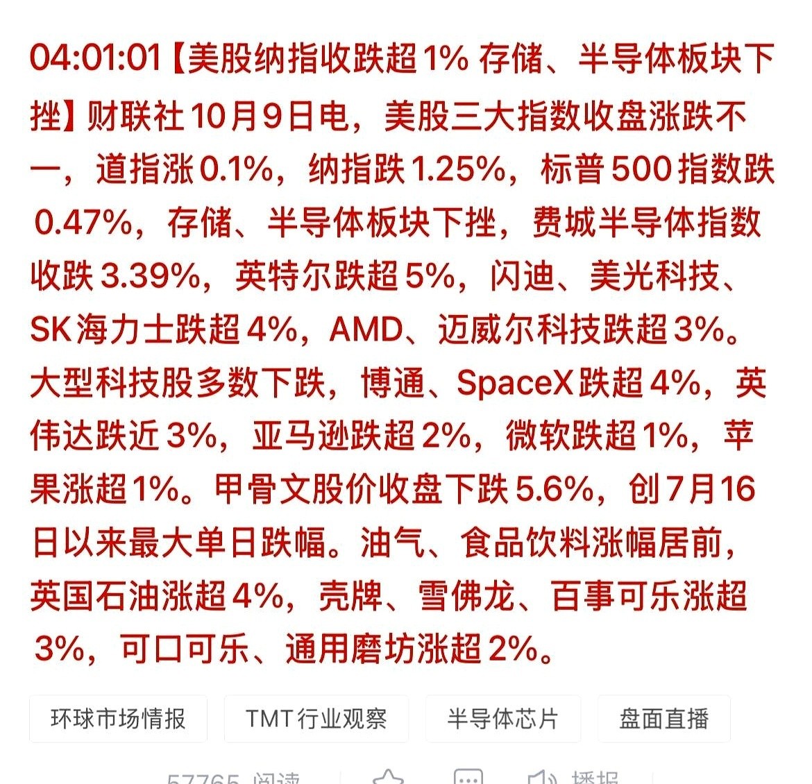 早上刚睁眼，摸过手机一刷，屏幕上的绿光直接把睡意劈得稀碎。
隔夜的费城半导体指数，一头栽下去3.39%。英特尔带头跳水超过5%，美光和SK海力士紧跟着砸了个深坑。
再看看自己账户里重仓的光通信和半导体，昨晚刚做完的数钱梦，瞬间变成了后背的一层冷汗。
假期里好不容易靠着各种利好攒起来的那点底气，被大洋