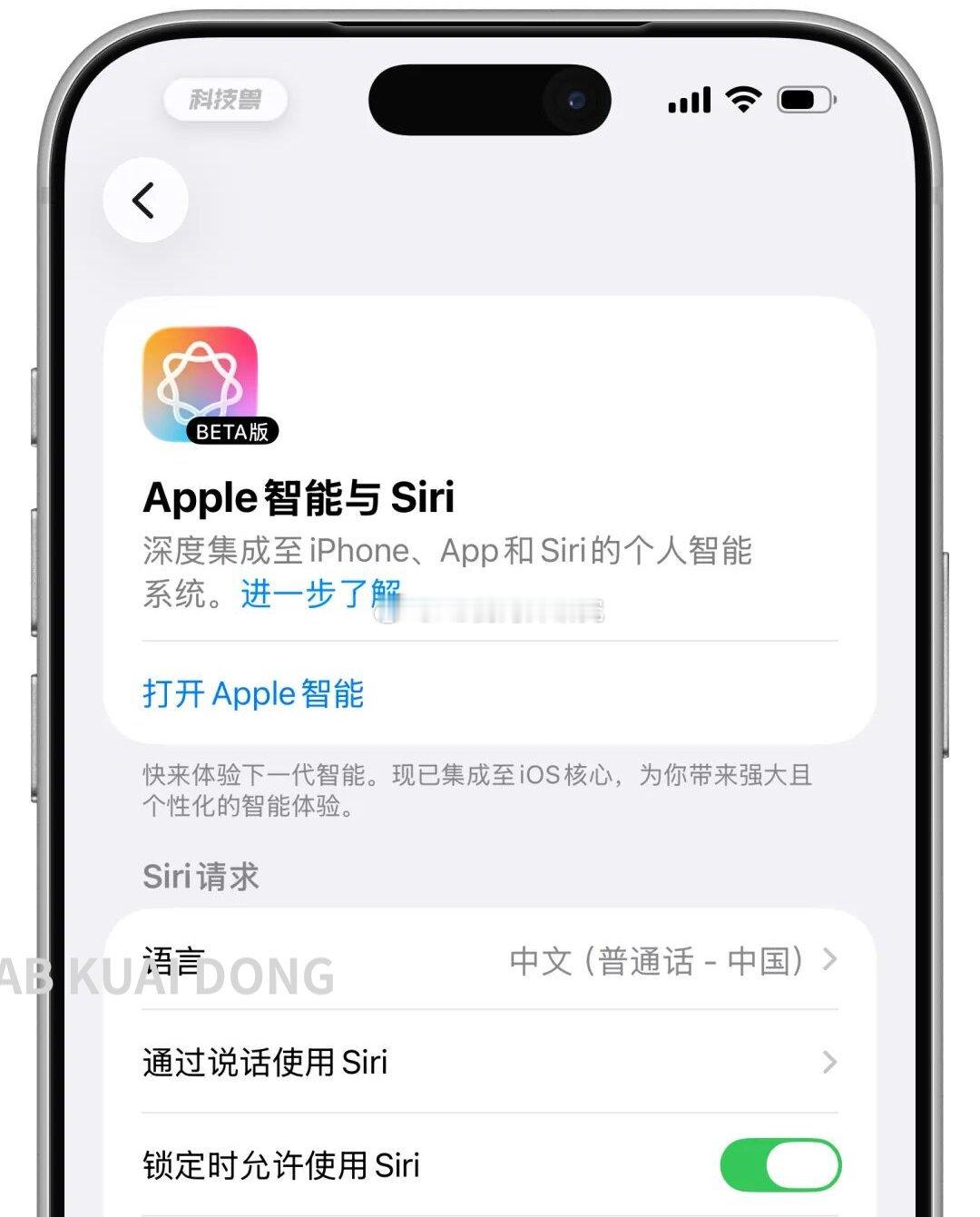 彭博确认苹果智能，将在今年 12 月，在中国内地上线，本功能将是超级阉割版。

为了过审，安全过滤功能是与阿里一起合作完成，同时仅上线全球版 2 年前，就有的那批，如通知摘要、写作工具、自定义表情、照片里一键去掉路人等。

此外今年重磅的 Siri AI，则不在范围内。 ​