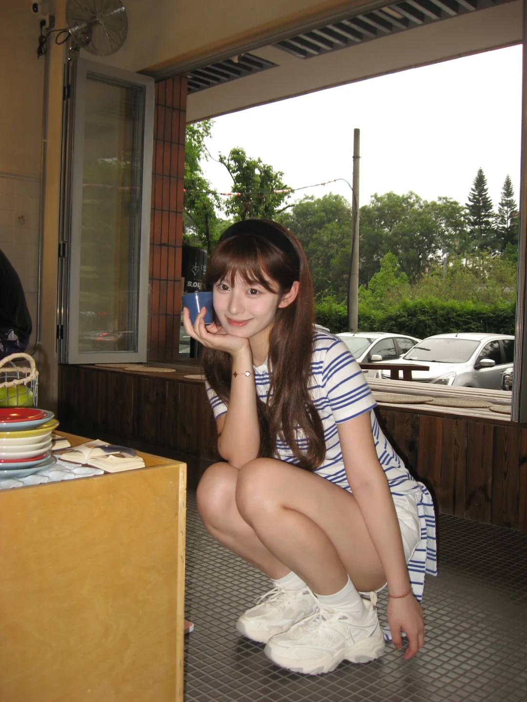 雨天咖啡店 胶片感拿捏