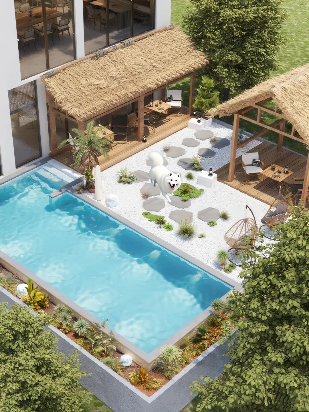 贵州！安顺！这家带泳池的小院已经next level