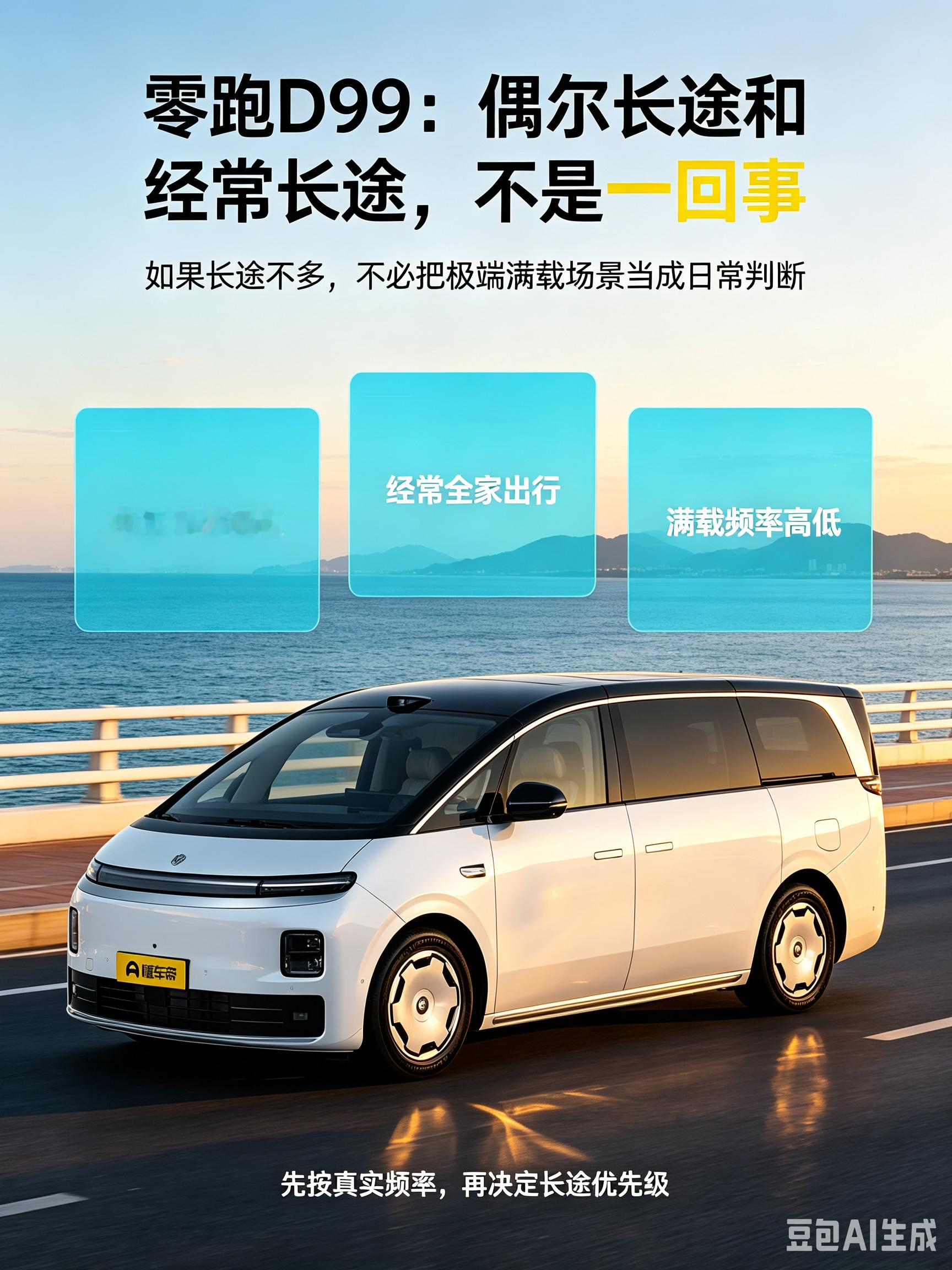 零跑 D99 的长途评价中，座椅表现经常被单独拿出来说。第二排舒展度、第三排支撑感，以及老人孩子上下车是否方便，都比纸面空间更贴近真实体验。大白话讲，长途 MPV 不是比谁数字更大，而是看谁能让大家坐得久、待得住【来自懂车帝车友圈】