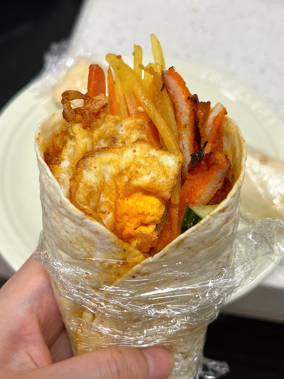 0失败家庭版卷饼，一口下去超满足🥰