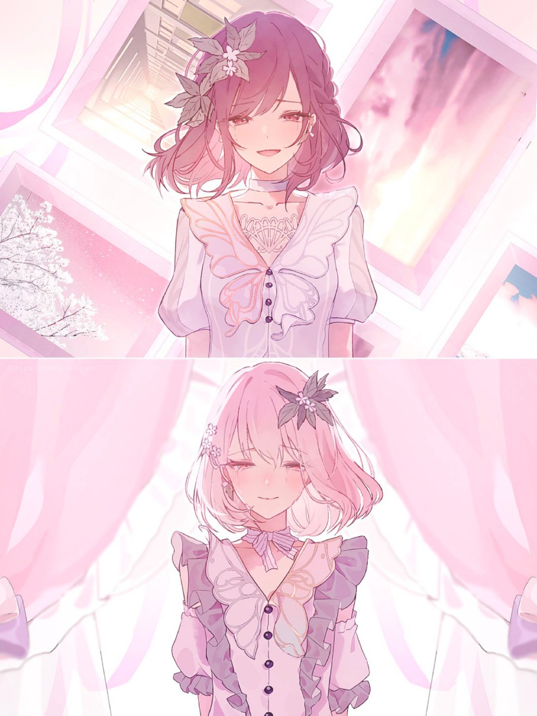#世界计划多彩舞台[超话]#🌸 #pjsk# 
あなたがいればいいよ
余花 / 东云绘名 ena 晓山瑞希 mzk
🎨 たくあん ​