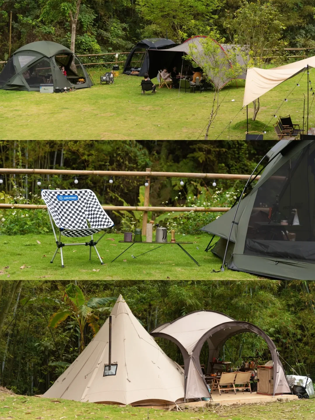 南宁露营|隐秘的溪边竹林氛围露营