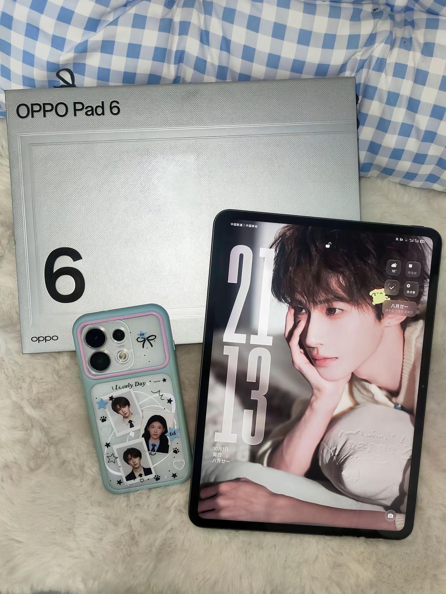 明明昨天还在收藏💙 OPPOReno16 OPPOpad6