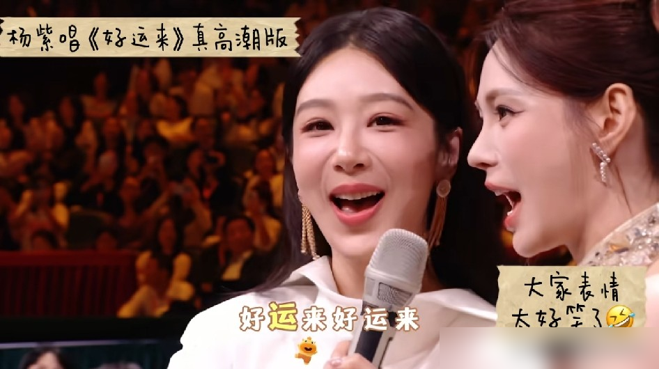 杨紫拿白玉兰那晚，张一山甩了句又美又会演戏的女演员不多了。没前缀没客套，跟自家人说话一样。杨紫秒回：回去请你吃饭，山子。结果这顿饭俩月没约上，一个泡剧组一个跑话剧。
金鹰奖内场，俩人刚坐下头就凑一块儿了。何炅台上直接点名：好，这俩聊起来了。全场笑翻。杨紫起身，张一山顺手给她提礼裙后摆，动作熟得跟二