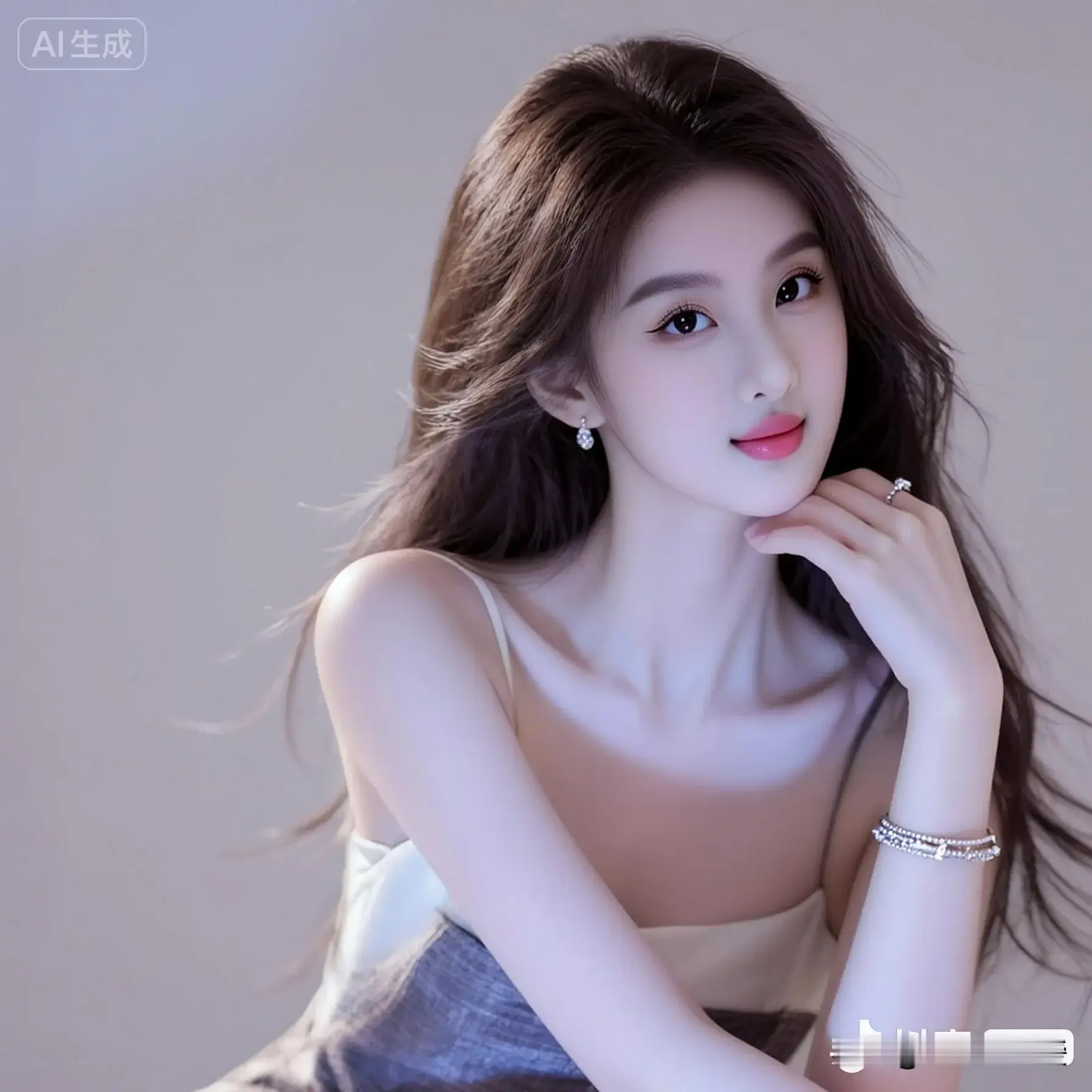 温柔甜美的少女，散发着迷人的魅力！