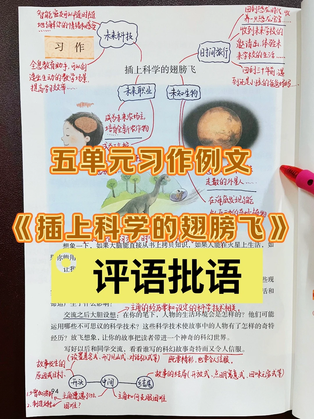 六下语文｜五单元习作评语批语