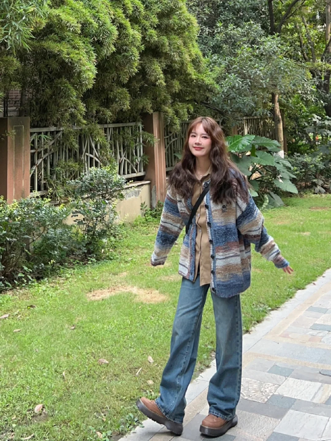 🍂油画感·秋冬低饱和度 本命复古蓝牛仔裤！