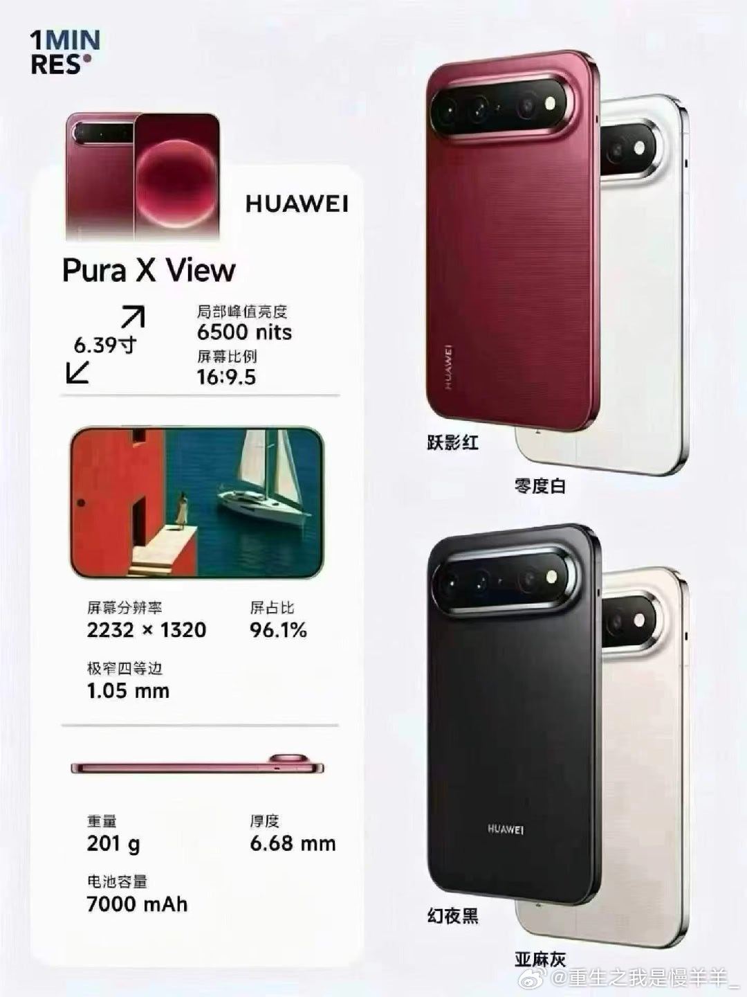 找我预订[庆祝]华为Pura X View 阔型屏 新品预售
定金200元 享价值超3500元 12重礼：
-----------------
[礼物]1重礼：送价值199元华为SE耳机                                                                                                                                                     ​