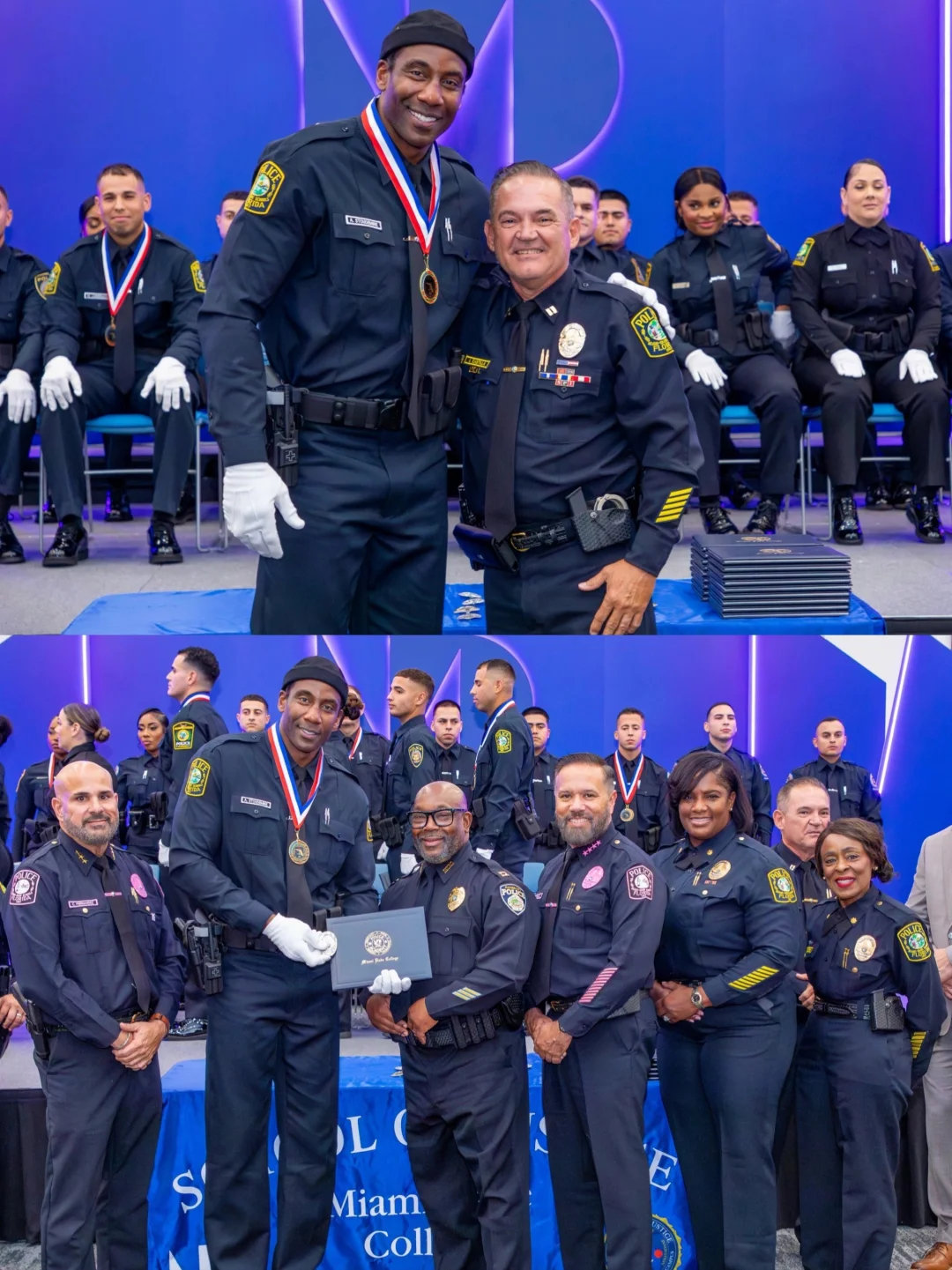 斯塔德迈尔考入编制了？！！44岁的斯塔德迈尔已从警察学院毕业，将在迈阿密-戴德学校警察局服役。 ​