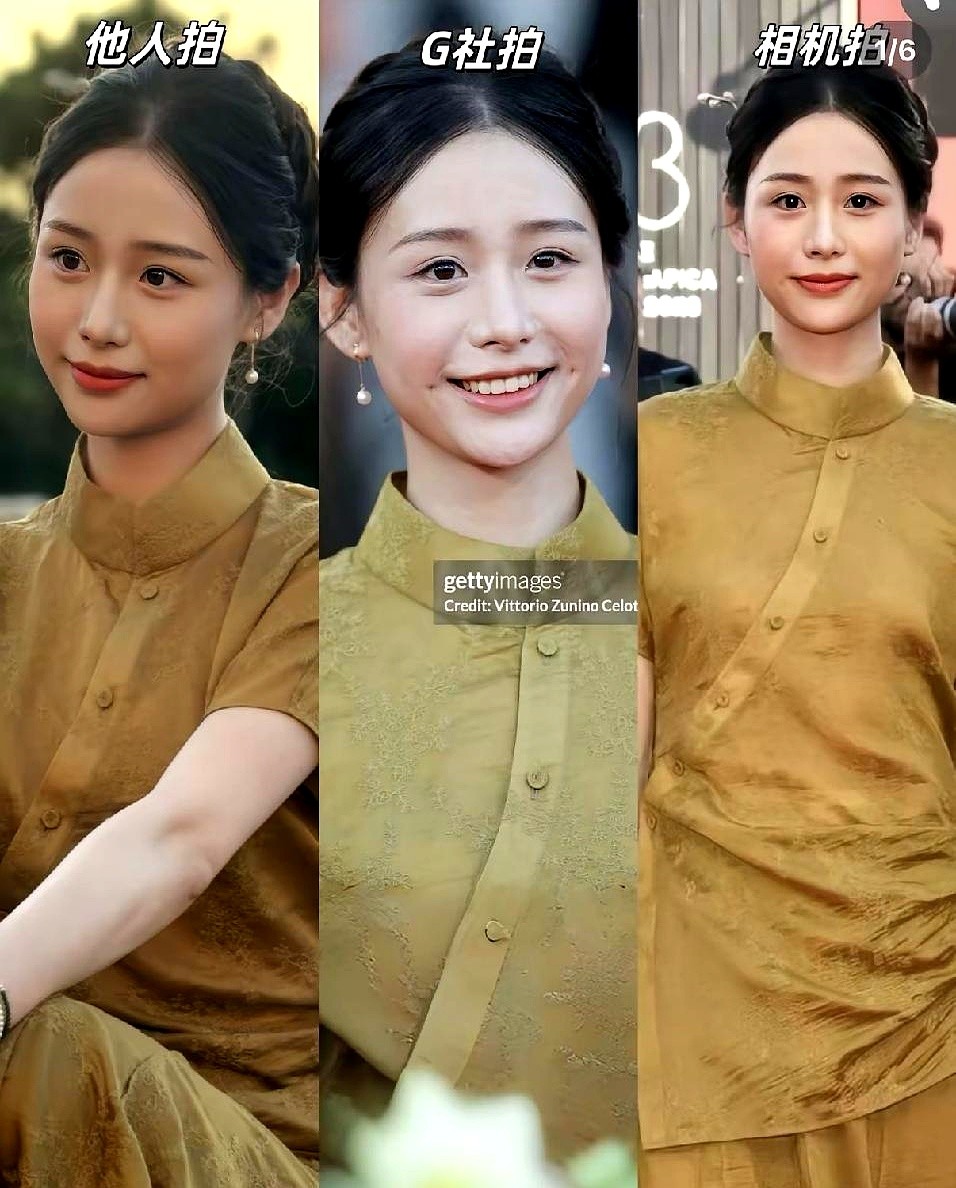 一个没名气的素人，硬生生扛住了堪比照妖镜的高清直拍，把热搜搅翻了天。

王晓慧裹着件素色中式礼服走上红毯。镜头怼脸，没开美颜，没挂滤镜。连她自己都没料到，这几张没修过的生图，直接让全网炸了锅。

这潮汕女孩之前还嫌自己长得不够精致，差点卷铺盖走人。结果那张没动过刀的东方脸，反倒成了流水线里的稀缺货。