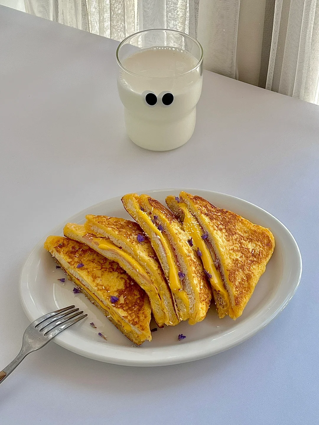 ️☀️工作日早餐｜爆浆芝士火腿西多士😋