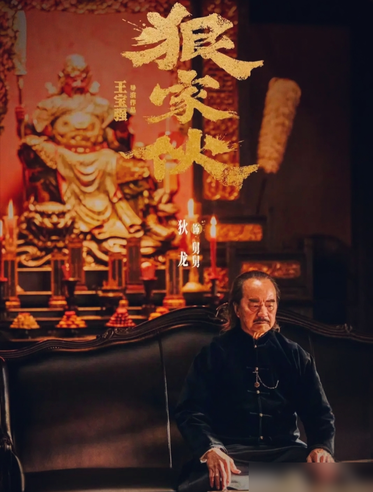 2.5亿，房子全押上了。王宝强这回没给自己留后路。
为拍《狠家伙》，他在山东硬生生盖出一条1920年的纽约唐人街。一砖一瓦，连街灯招牌都照着老照片复刻。不抠绿幕，全实景。
主演名单也够硬：梁家辉、段奕宏、狄龙。但底牌是一个新面孔，彭昱畅。所有人都盯着，这小伙子扛不扛得住。
从《大闹天竺》被骂到