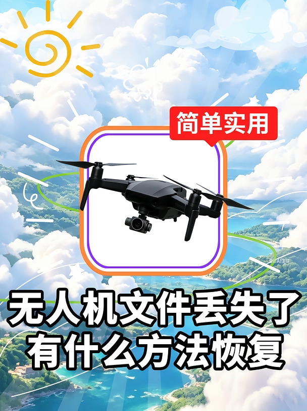 🛫无人机文件不见了😫珍贵航拍素材找回