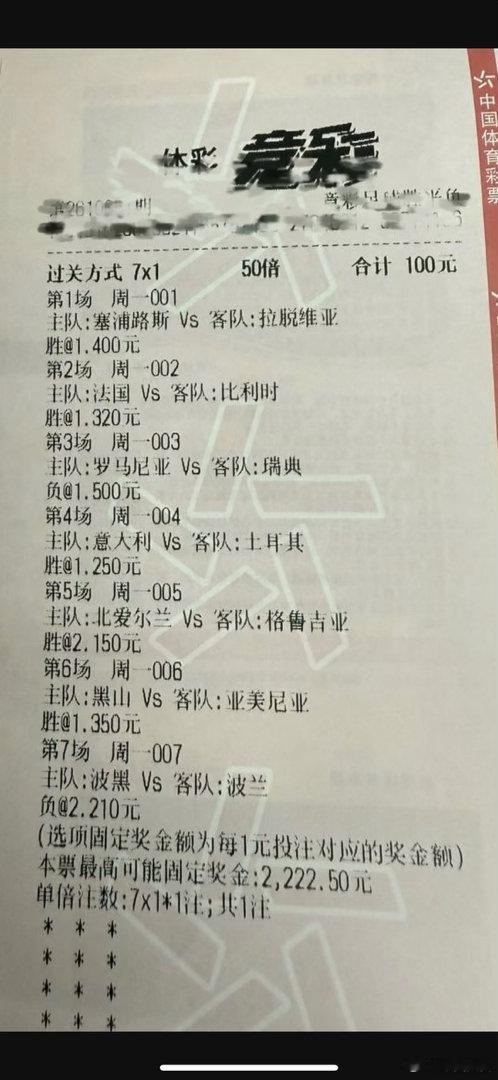 来了来了！心想了吧！手痒了吧！今晚全部强队，冷在明晚！

欧国联001 塞浦路斯vs拉脱维亚
大方:  胜
比玢：1-0 2-1 2-0

欧国联002 #法国vs比利时# 
大方:  胜
比玢：2-1 2-0 1-0

欧国联003 罗马尼亚vs瑞典
大方:  负
比玢：1-2 0-1 0-2

欧国联004 #意大利vs土耳其# 
大方:  胜
比玢：2-0 3-1 2-1

 ​