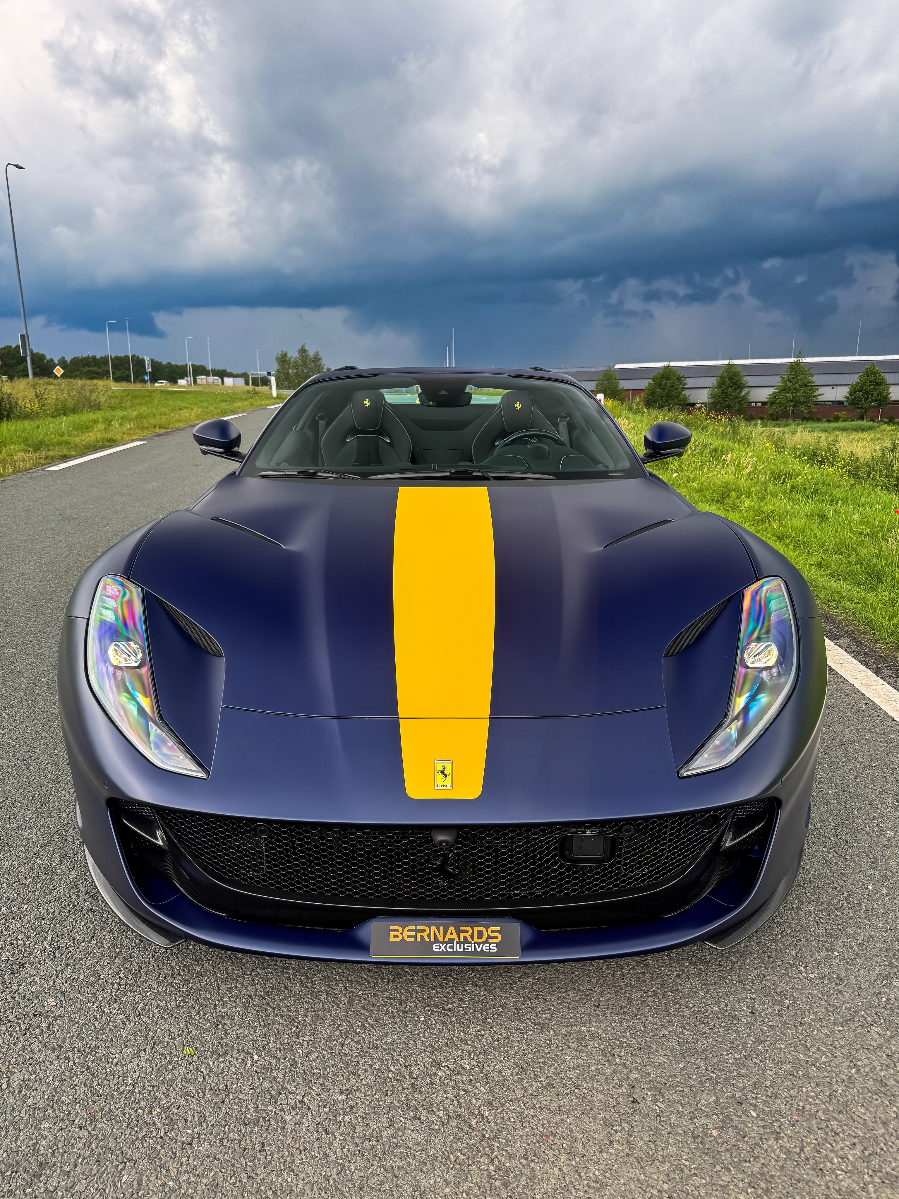 法拉利812 GTS，整车采用极为稀有的哑光勒芒蓝（Blu Le Ma...