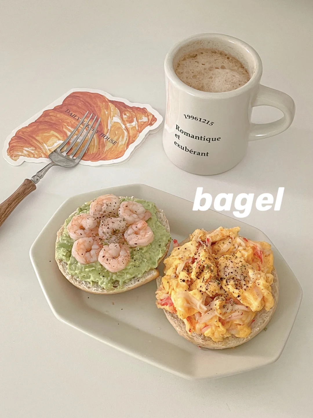 贝果天花板🥯｜超满足开放式双拼口味🥑