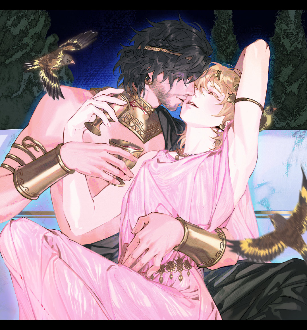 #ff16##克约#

冥王和春神某个放松的夜晚🍷 ​​​