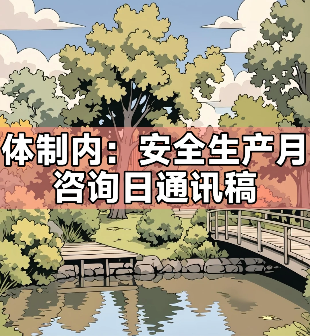 体制内：安全生产月咨询日通讯稿