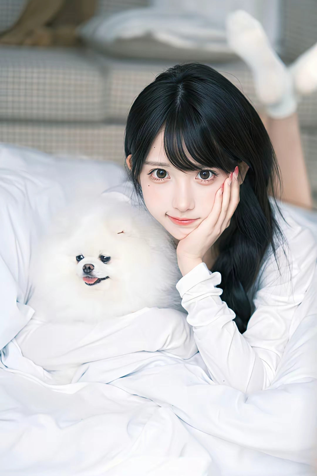 杭州校花，简直美到发光，逆天腰臀比，自信又大方的绝色美女！