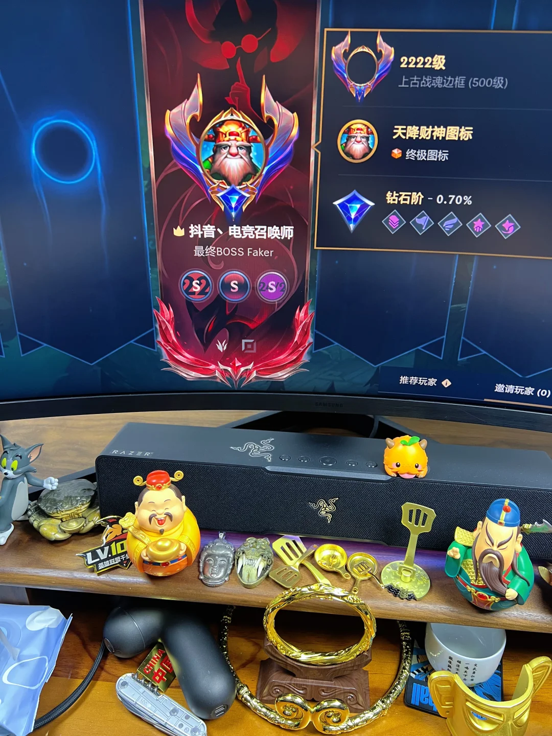 LOL账号2222级打卡留念！