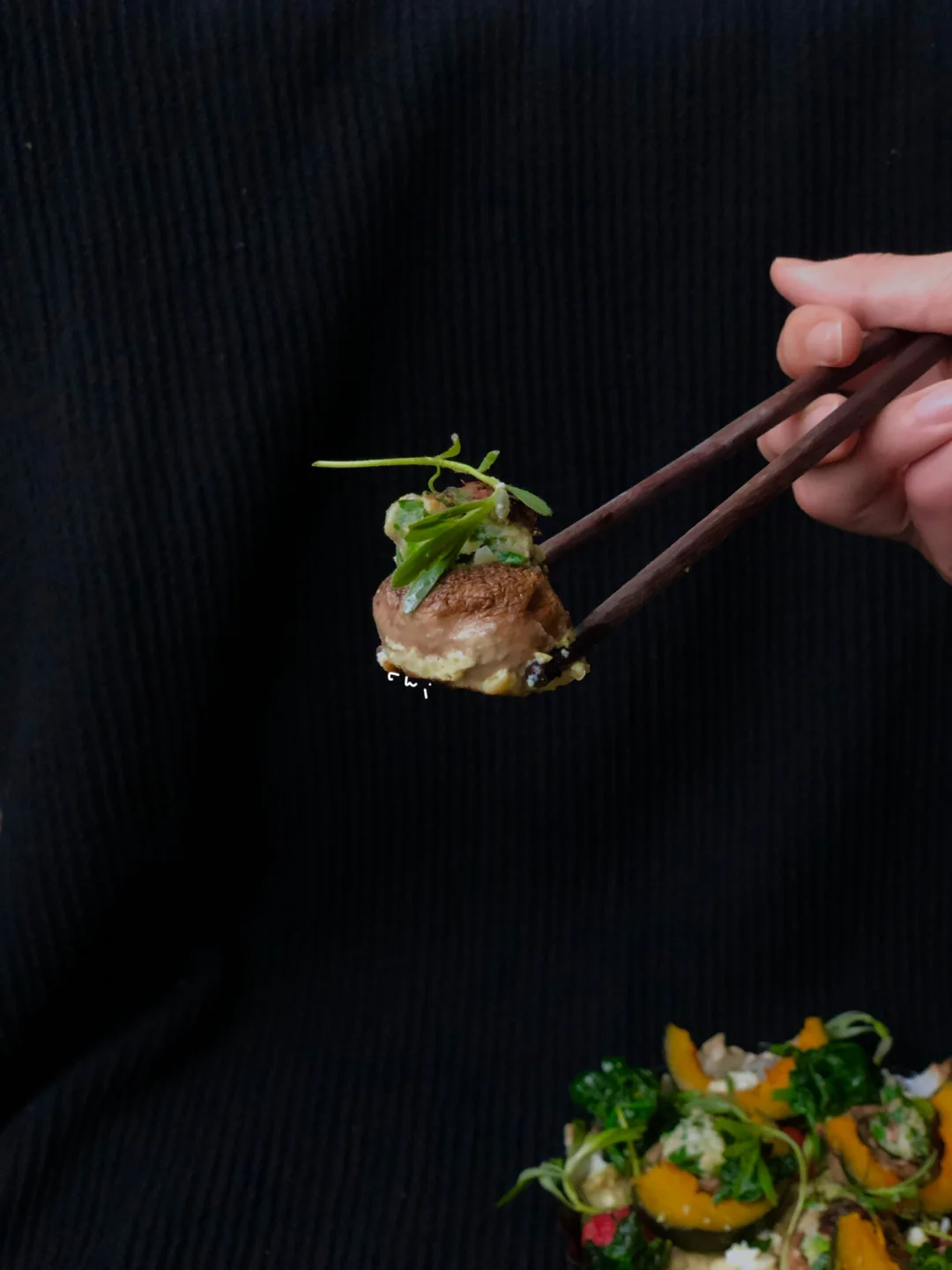 海鲜篇2🥢一颗烤口蘑鲅鱼 烘蛋🥚 鲜甜绝美