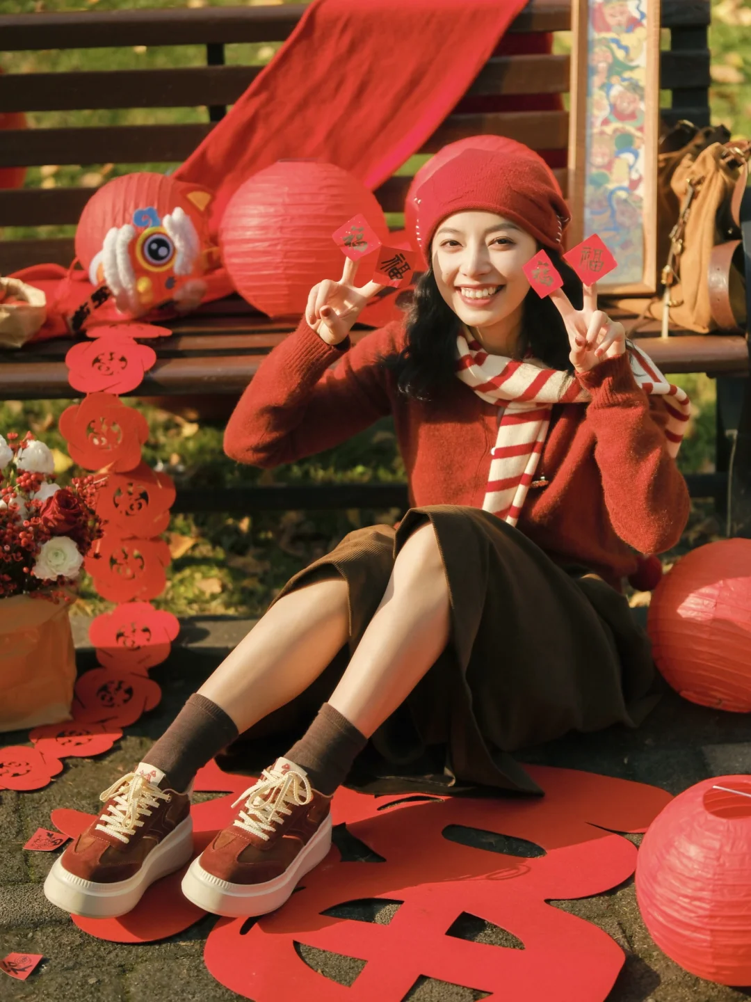 预制氛围感新年照片，这样拍包好看的！