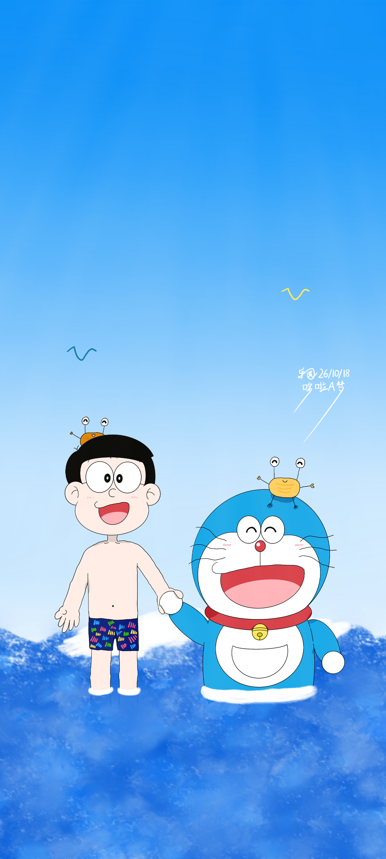 #哆啦a梦[超话]##哆啦a梦# 

梦海·多分辨率壁纸

本画作已适配手机、电脑、平板及折叠设备，现介绍每个壁纸的适用范围：
 
p1为横屏态，适用于阔折叠设备
p2适用于大部分大折叠设备，也可作为头像
p3为阔屏态，支持 Pura X 内屏、阔折叠外屏以及阔直板等各类阔屏设备
p4为手机壁纸

从此画作开始，Pura ​
