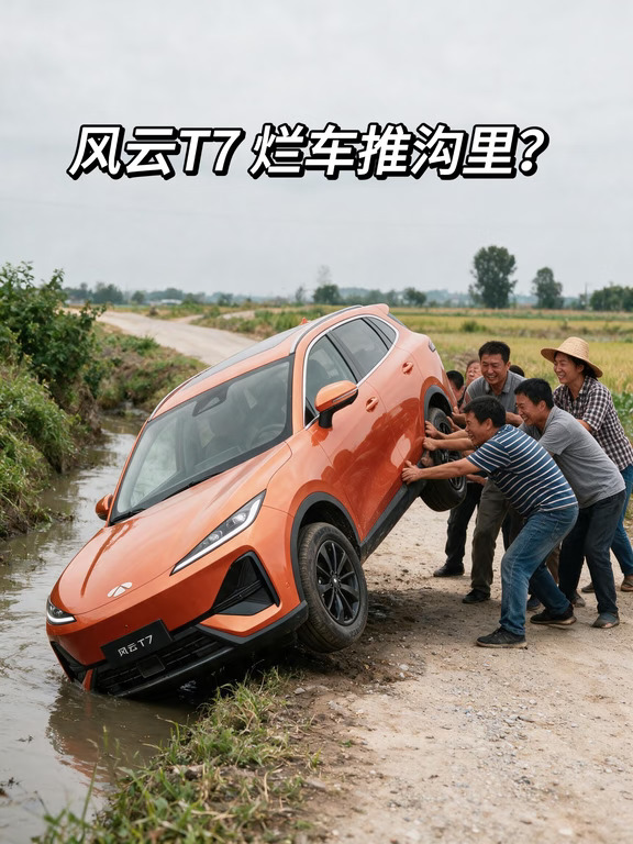 风云T7 烂车！宁愿推沟里？看完你就知道了⁉️